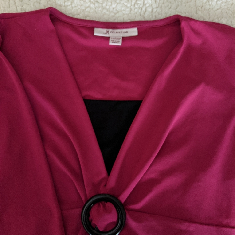 JM Collection blouse - Picture 2 of 3